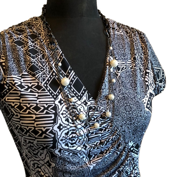 Nicole Benisti Black & White Dress - Picture 2 of 5